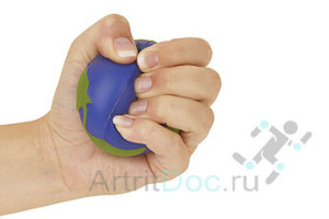 упражнение для пальцев рук при артрите